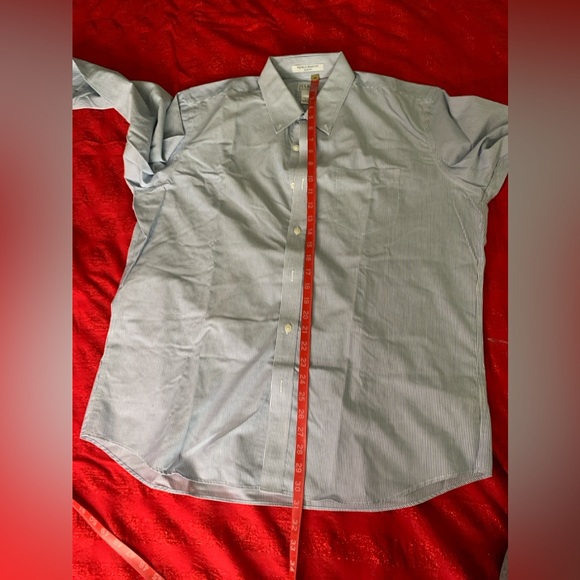 L. L. Bean Striped Men's Wrinkle Resistant, Slim Fit Oxford Shirt, Size XL - Picture 7 of 8